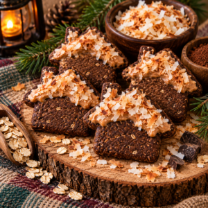 Cabin Fever carob and toasted coconut dog treats