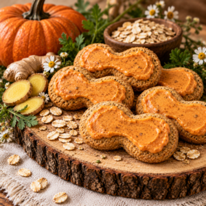 Gut Instinct pumpkin ginger and oat dog treats